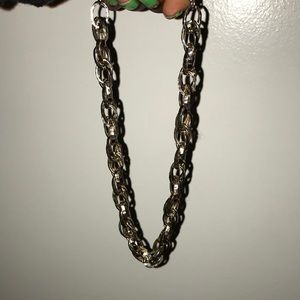 Silver/gold necklace
